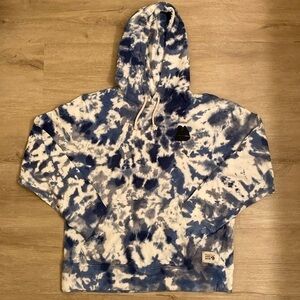 Womens Mountain Hard Wear Tie Dye Hoodie Extra Small Organic Cotton